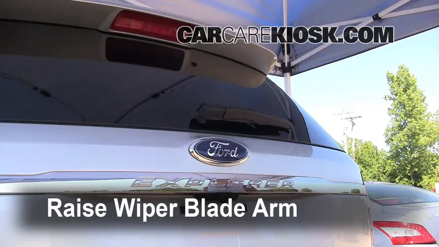 2011 Ford Explorer XLT 3.5L V6 Windshield Wiper Blade (Rear) Replace Wiper Blade